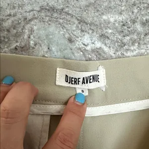 Djerf Avenue First Choice Pants in Greige High Waisted Trousers Pants Tan Sz S thumbnail 5