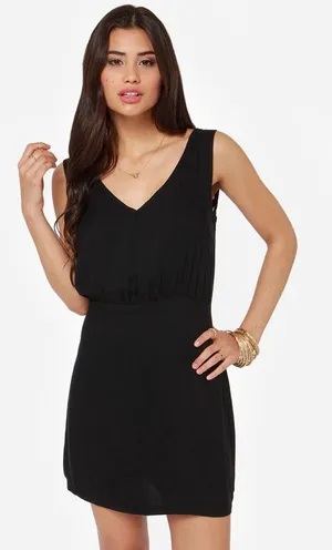 NWT  Exclusive Didn't Start the Fire Black Dress - Medium thumbnail 3