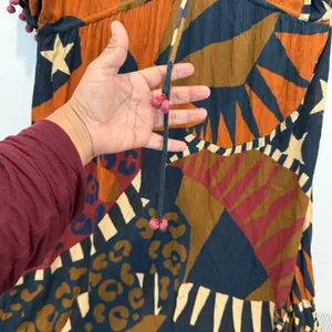 Farm Rio V-Neck Printed KaftanDress, Size S thumbnail 6