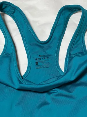 Teal Nike Sports Bra Size L thumbnail 3