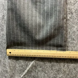 Y2K 90s Dress‎ Pants Medium Gray Pinstripe Wide Straight Leg Low Rise Be Cool thumbnail 9