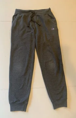Champion Women’s Medium Gray Pull-On Drawstring Jogger Sweatpants with Pockets thumbnail 1