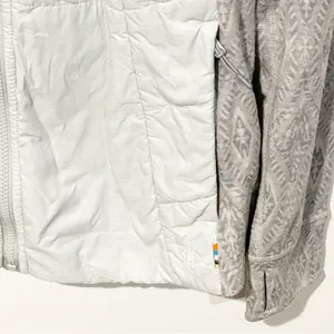 SMARTWOOL Large‎ Smartloft 60 Jacket Light Gray Mountain Fairisle Coat Quilted thumbnail 2