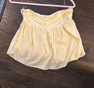 Butter yellow Peppermayo tube top thumbnail 1