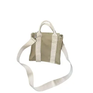 ✨ZARA LIVELINESS TEXT CANVAS MINI TOTE BAG✨ thumbnail 4