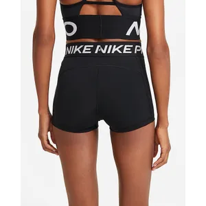 Nike Pro Womens Dri-Fit Black Performance Shorts Size Medium thumbnail 2