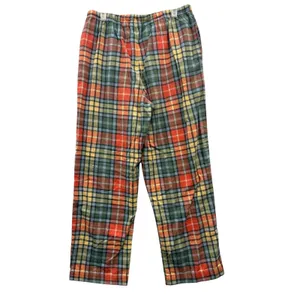 LL Bean Rainbow Plaid Flannel Pajama Set Sleepwear Cozy Rustic Loungewear L thumbnail 8