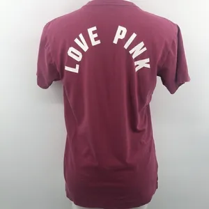 Pink VS mauve short sleeve T-shirt thumbnail 2