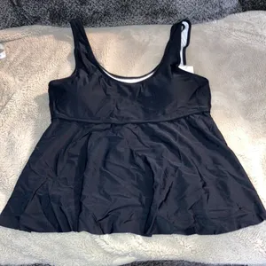 NWT Beachsissi Ruffle Hem Tankini Set, XL thumbnail 2