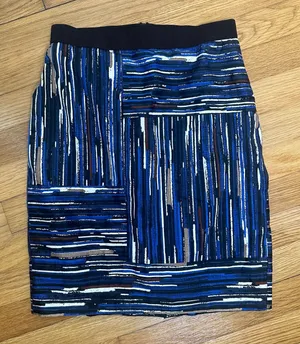 Ann Taylor Artsy Pencil Knee Length Skirt Size O Petite thumbnail 1