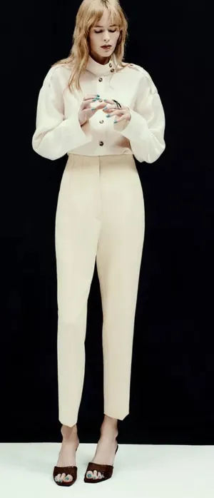 Tan Zara Dress Pants thumbnail 1
