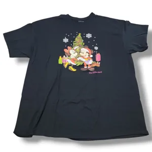 Disney Shirt Size XXL Walt Disney World Mickey Minnie Christmas Graphic T-Shirt Unisex Shirt thumbnail 1