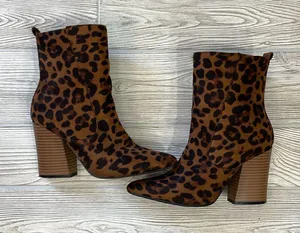 Beast Fashion Leopard Print Suede
High Top Boot thumbnail 4
