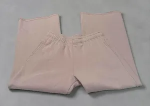 Ultra Flirt Mauve Wide Leg Raw Hem‎ Sweatpants - M thumbnail 1