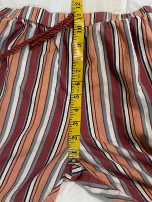 TCEC Bohemian high waisted float wide leg elastic waist with tassel tie Size M thumbnail 7