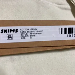 SKIMS Long Sleeve Cotton Jersey T-Shirt M thumbnail 5