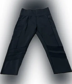 R.A.G Women’s Black‎ Performance Active Pants Black Size L thumbnail 1