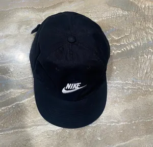 NIKE Unisex Black Cap Hat One Size Comfortable and Adjustable fit / Preowned thumbnail 3