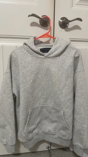 Abercrombie Essential Popover Hoodie Grey thumbnail 3