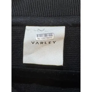 Varley Women's Small Vine Half Zip Black Ottoman Sweatshirt Ribbed Oversized thumbnail 5