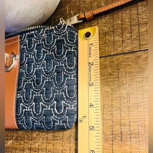True Religion Women's Mini Wallet, Small Compact Quilted Clutch Pouch thumbnail 7