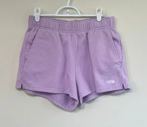 The North Face Purple Fleece Shorts Medium Women Lounge thumbnail 1