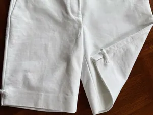 Kate Spade New York "Jackie" Bermuda Shorts white classic feminine bow 8 thumbnail 6