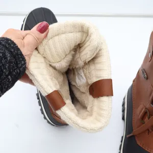 Lugz Duck Boots Womens 8 Tallulah Brown Black Water Resistant Faux Fur New thumbnail 11