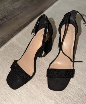 Kelly & Katie Heels Black Rhinestone thumbnail 1