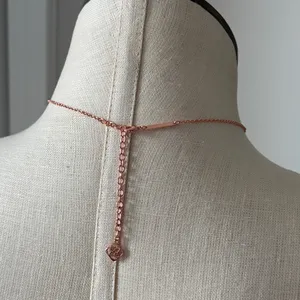 Kendra Scott Elisa short pendant necklace in rose gold New thumbnail 7