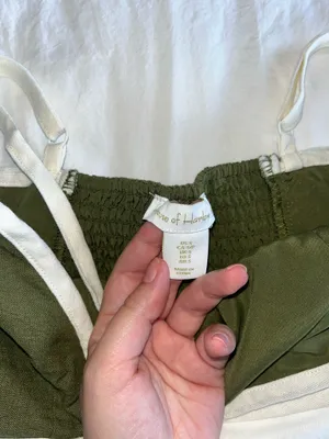 House of Harlow 1960 Linen Blend Crop Tank thumbnail 3
