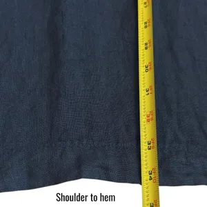 Unbranded‎ 100% Linen Made In Italy Tie Neck A-Line Dress Resort Travel Luxury S thumbnail 10
