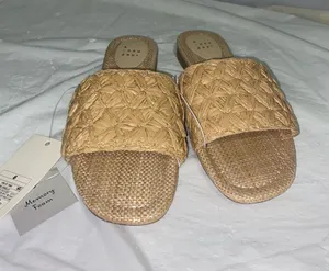 a new day Woven Slide Sandals - Tan thumbnail 1