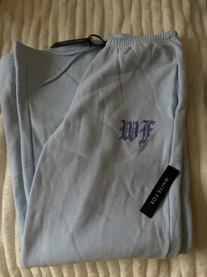 Discontinued white fox sweats thumbnail 2