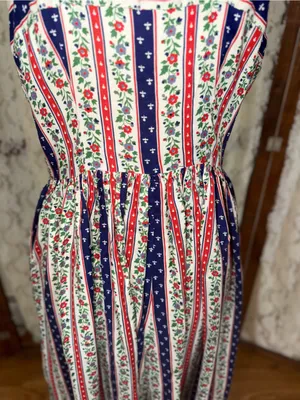 Super Cute Vintage Bombay Paisley Sundress thumbnail 7