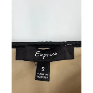 Express Camisole Women S Black Floral Lace Nude Lining Y2K Coquette Tank Top thumbnail 3
