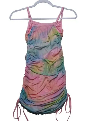 NWT Dolls Kill x My Little Pony Dress Pastel Rainbow Cinched Size XS New thumbnail 2