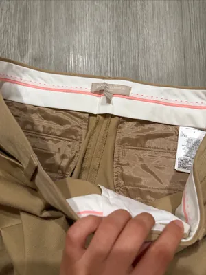 Banana Republic Camel Cropped Slim Ankle Pants thumbnail 8