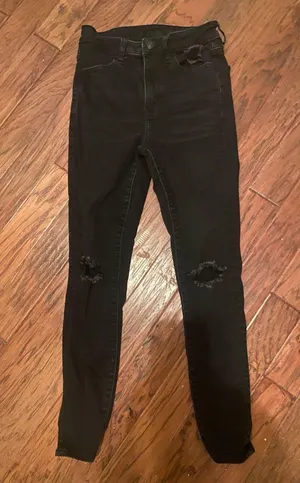 American Eagle Black Skinny Jeans thumbnail 1