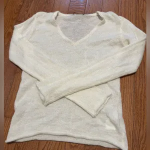 Brandy Melville Andi Mohair V-neck Sweater thumbnail 1