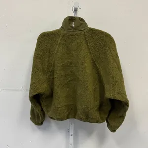 Free People FP Movement Hit The Slopes Fleece Jacket Olive Green XS OB1011351 thumbnail 3
