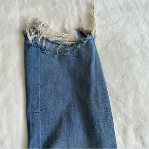 Zara Light Wash High Rise Flare Jeans Women's Size 4 thumbnail 5