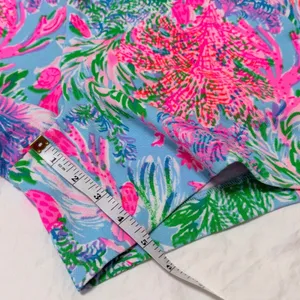 Lilly Pulitzer Callahan Knit Shorts Size 6 Celestial Blue Cay to My Heart 005699 thumbnail 15