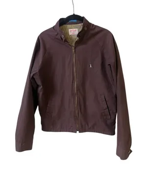 Original Penguin Muningwear lightweight jacket brown sz Small thumbnail 1