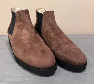 Amalfi by Rangoni Women’s Enrico Chelsea Boots Brown‎ Size 9M thumbnail 1