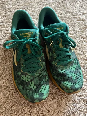 Brooks Launch 5 Women's St.Patricks Day Green Athletic Running Shoes thumbnail 2