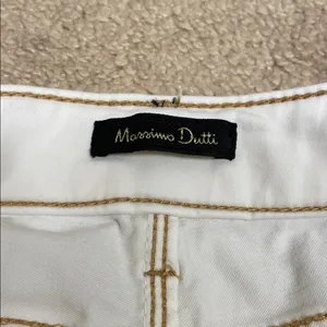 Massimo Dutti Women’s Skinny Fit White Pants thumbnail 9