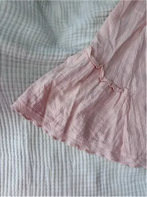 Women's Unbranded Pink Mini Dress, Size M, Cotton thumbnail 8