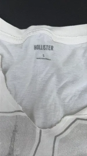 Hollister Top White thumbnail 2