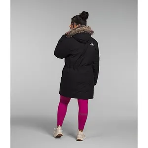 The North Face $350 Arctic Parka Coat Down 3X Fur Hood Winter Snow Cold Black thumbnail 2